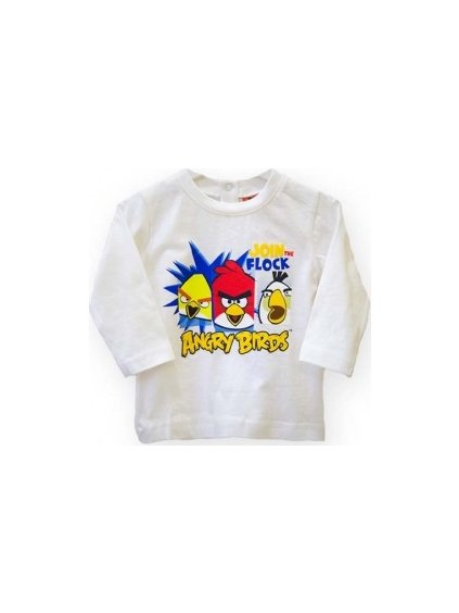 Angry Birds chlapčenské tričko s dlhým rukávom
