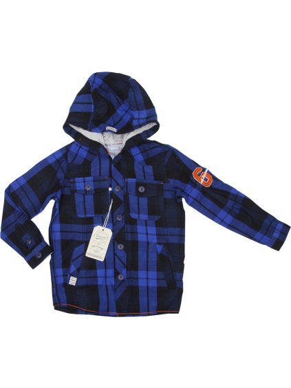 Ebound Modrá károvaná košeľa