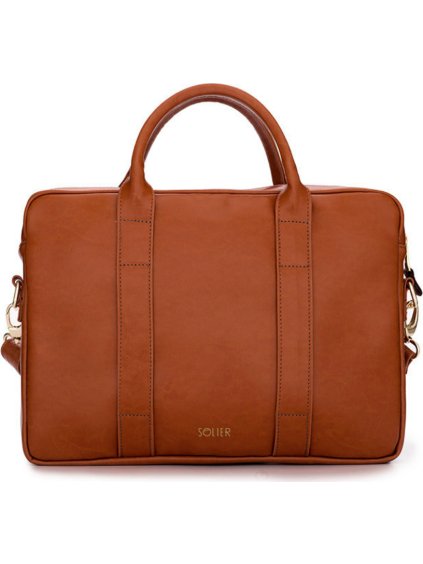 Dámska kožená hnedá taška