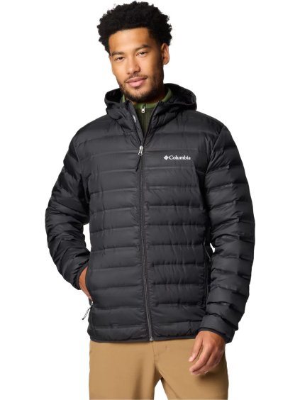 Čierna pánska športová bunda Columbia Lake 22 II Down Hooded Jacket