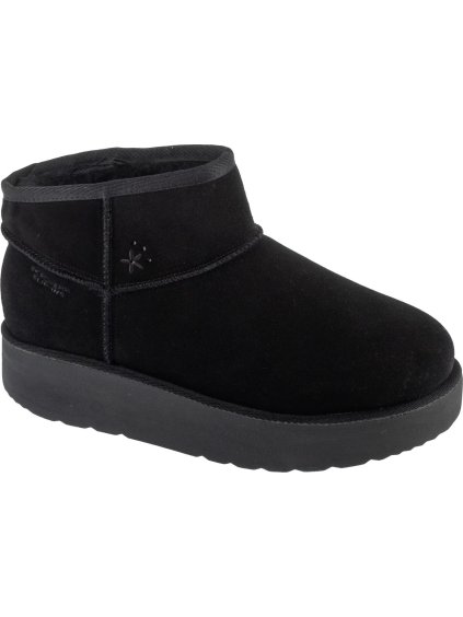 Čierne dámske válenky na platforme Skechers Slip-Ins: Keep Cozy 169143-BBK
