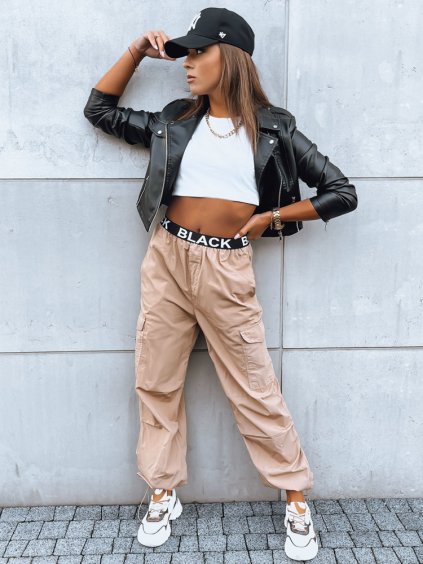 Béžové cargo nohavice DAVOS