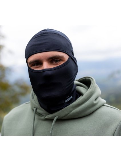 Čierna funkčná kukla pod prilbu