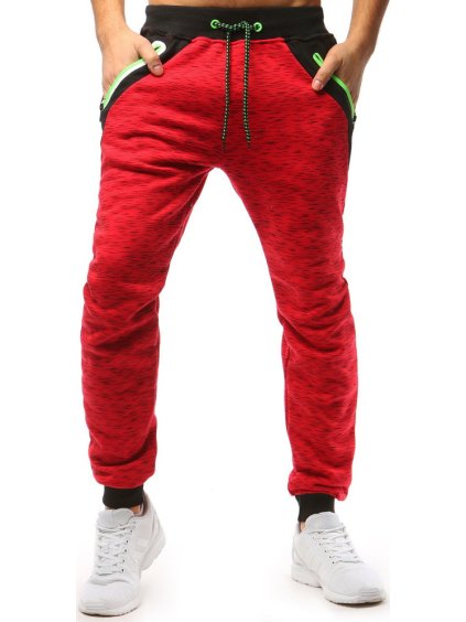 (Veľ. XL) Červene pánske tepláky