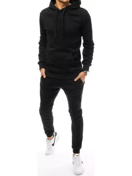 (Veľ. 2XL) Čierna pánska tepláková súprava