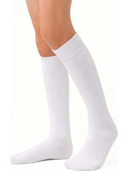 (Veľ. 29/31) Biele dievčenské podkolienky Art.072