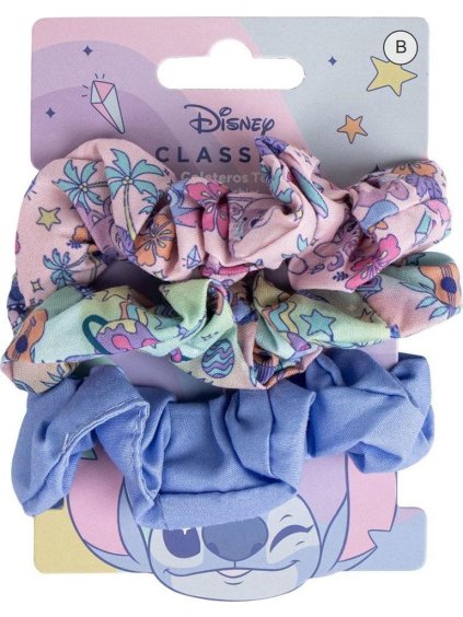 Sada 3 gumičiek do vlasov Lilo and Stitch