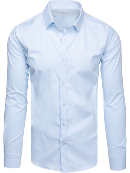 Elegantná svetlomodrá pánska košeľa