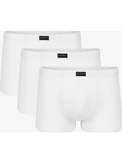 Biele pánske boxerky 3-PACK