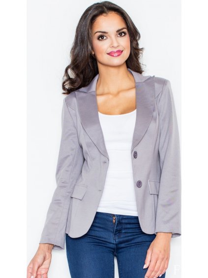 Dámske šedé sako
