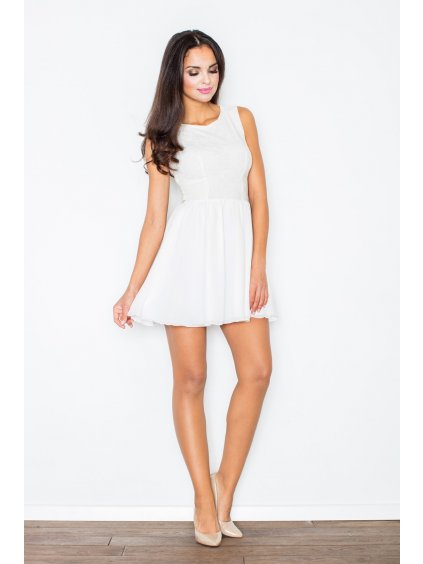 Smotanové mini šaty