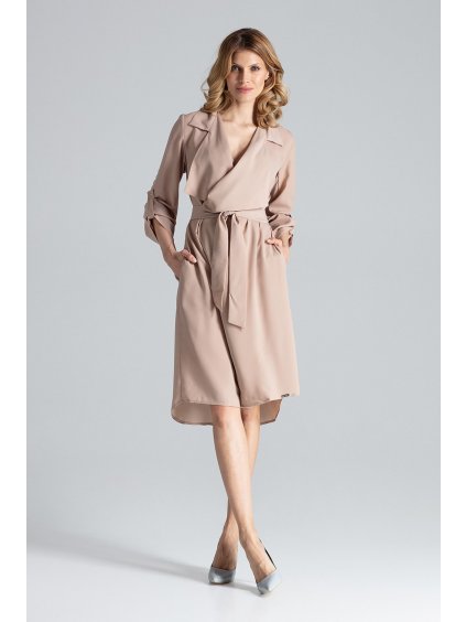 Zavinovací blejzer béžová