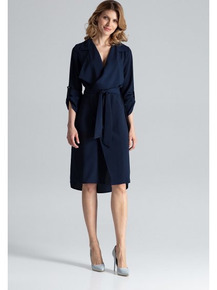 Zavinovací blejzer tmavo modrá