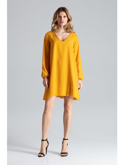 Žlté oversize šaty