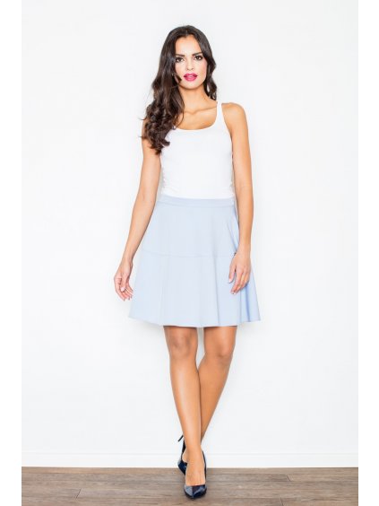 Svetlo modrá áčková sukňa