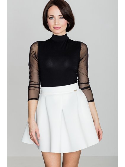 Dámska sukňa v smotanovej farbe