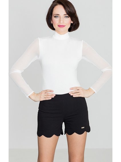 Dámske elegantné čierne šortky