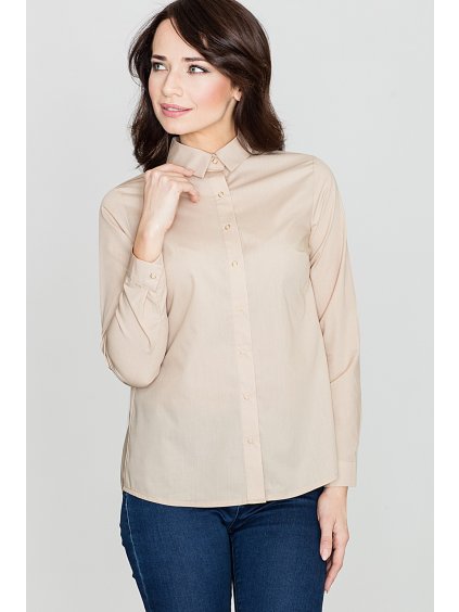 Dámska béžová košeľa