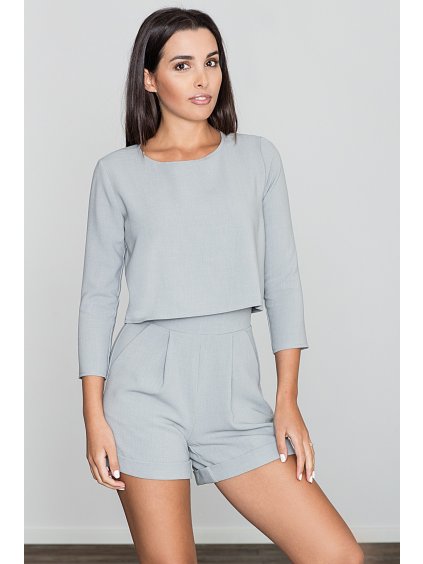 Dámsky šedý krátky overal