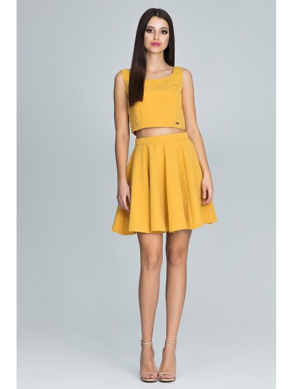 Set sukne + topu M572 Mustard