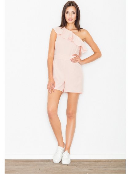 Overal na jedno rameno M477 Pink