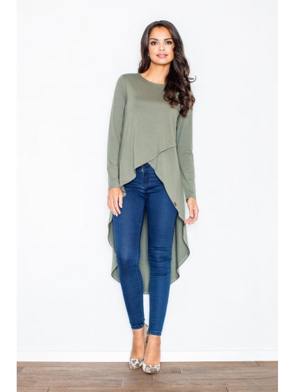 Dlhá asymetrická tunika