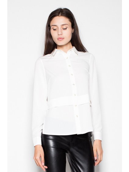 Smotanová košeľa s rozpárkami