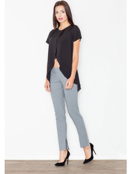 Rovné nohavice s rozpárkom M474 Grey