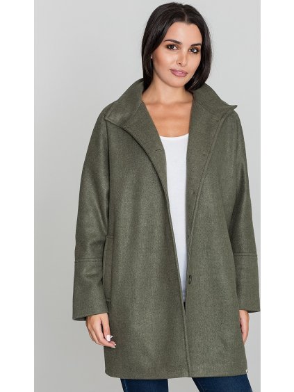 Zelený kabátik s podšívkou