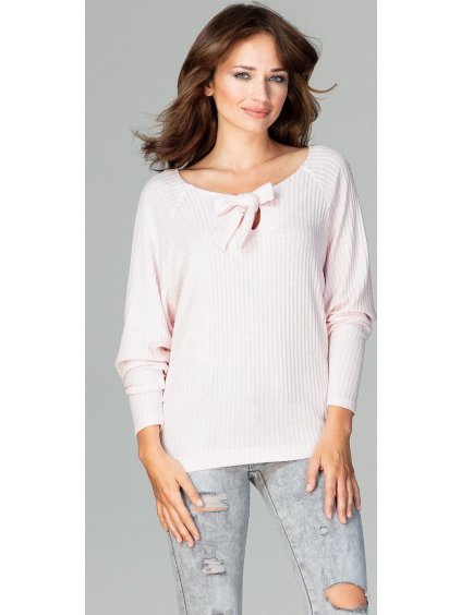 Blúzka so zúženými rukávmi K468 Pink