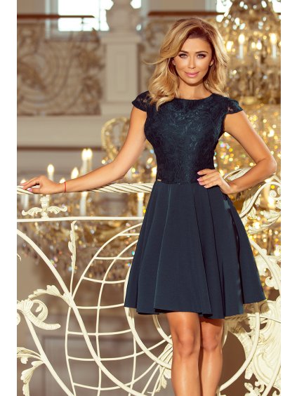 Elegantné zelené šaty ALESSANDRA