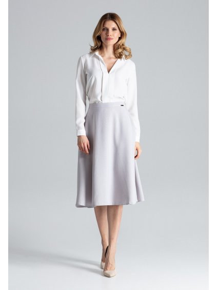 Šedá vzdušná sukňa M628 Grey