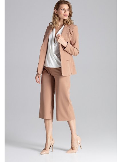 Hnedé dámske sako