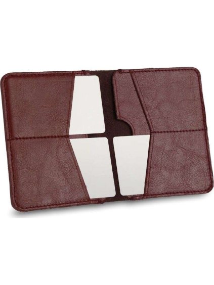 Elegantné gaštanové pánske púzdro na doklady Solier