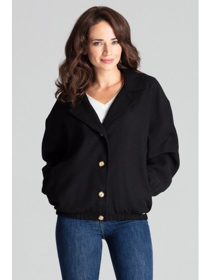 Elegantná bunda s golierom