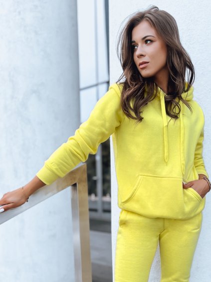 Dámska žltá mikina