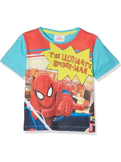 Spider-Man chlapčenské farebné tričko s krátkym rukávom