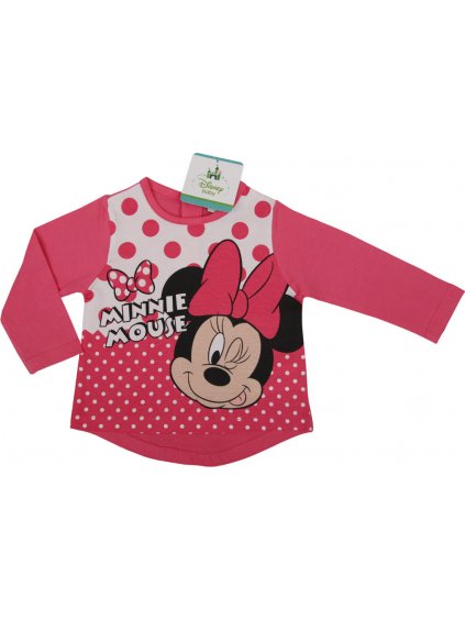 MINNIE MOUSE RUŽOVÉ TRIČKO PRE DIEVČATKO