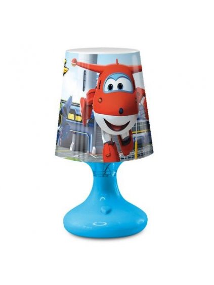 SUPER WINGS MODRÁ MINI LED LAMPA