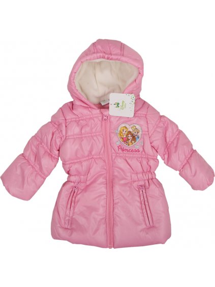 Disney Princesses dievčenské svetlo ružová bunda