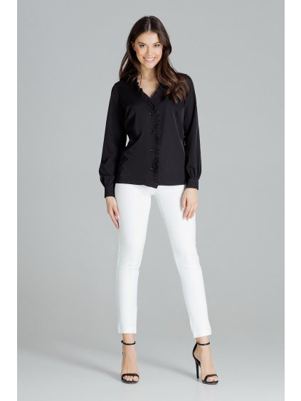 Čierna dámska blúzka