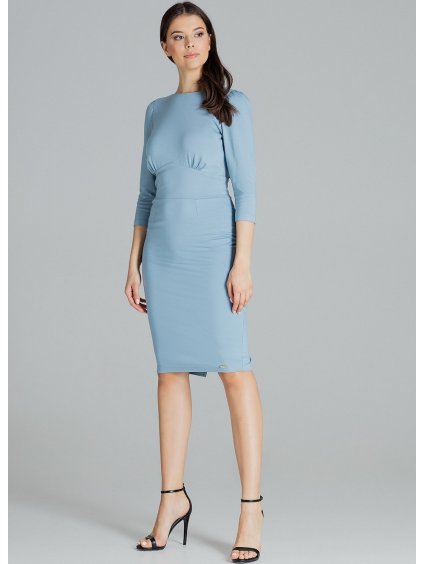 Elegantné šaty s mašľou na chrbte