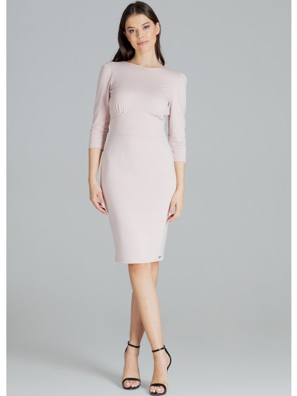 Elegantné šaty s mašľou na chrbte