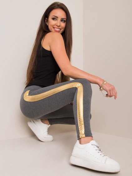 Dámske tmavosivé legíny