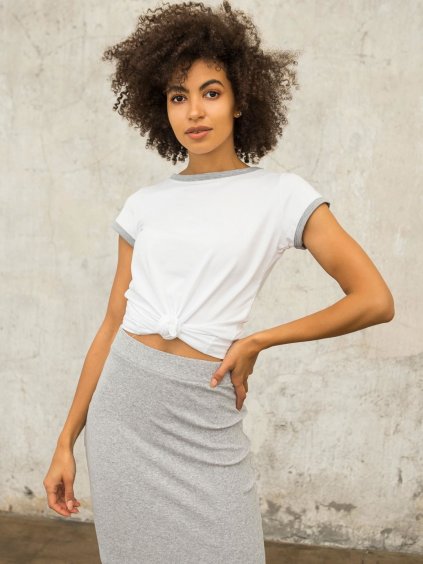 Dámske biele tričko