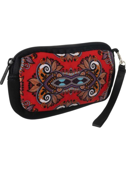 Loren červené vzorované púzdro