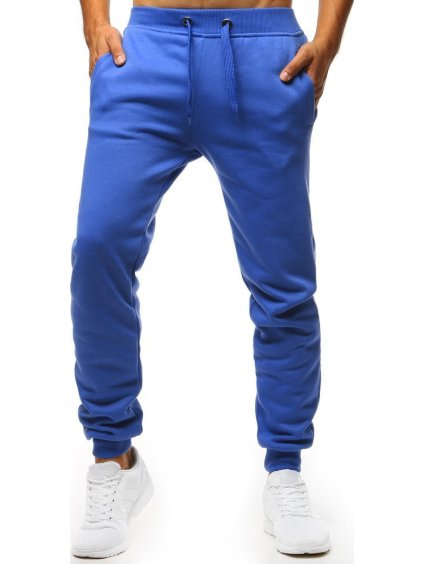 Modré pánske basic tepláky