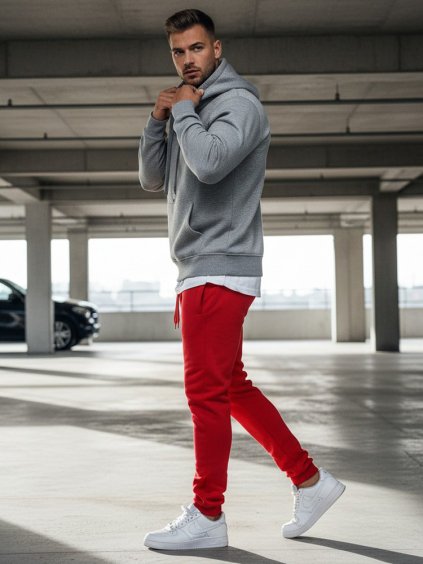 Červené pánske tepláky