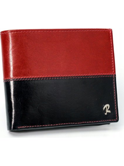 ROVICKY Pánska červeno-čierna peňaženka RFID L076