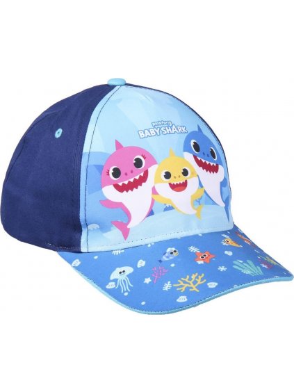 Baby Shark tmavo modrá chlapčenská šiltovka